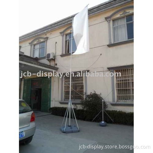 with water base 500cm aluminum advertising flagpole